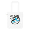 Organic fashion tote bag